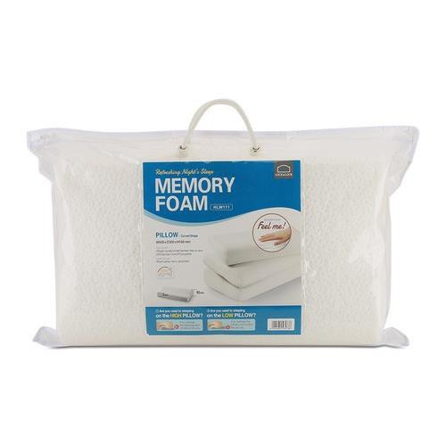Gối Cong Lock&Lock Memory Foam HLW111 50 x 30 x 10 cm hàng chính hãng
