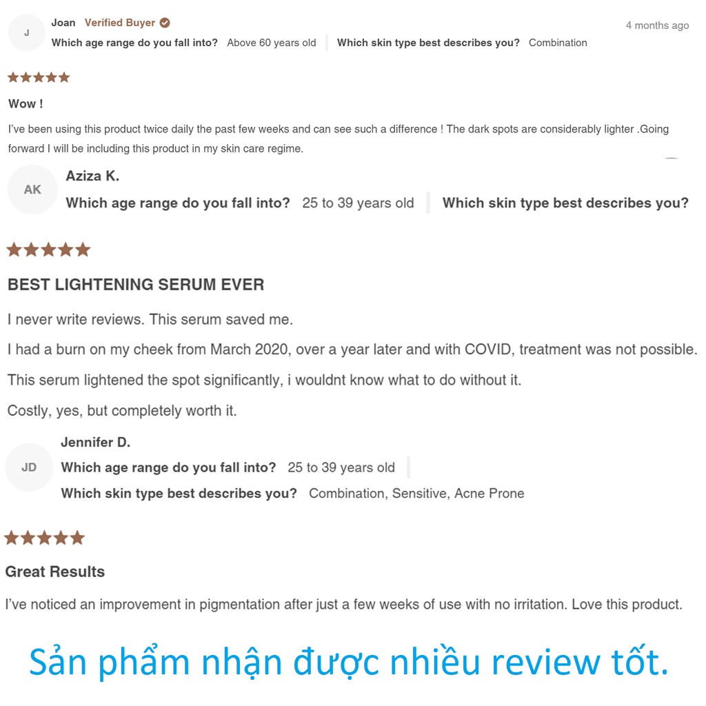 4% Hydroquinone 20% Vitamin C giảm nám thâm xạm cho da bật tone trắng sáng tươi trẻ Simplicity