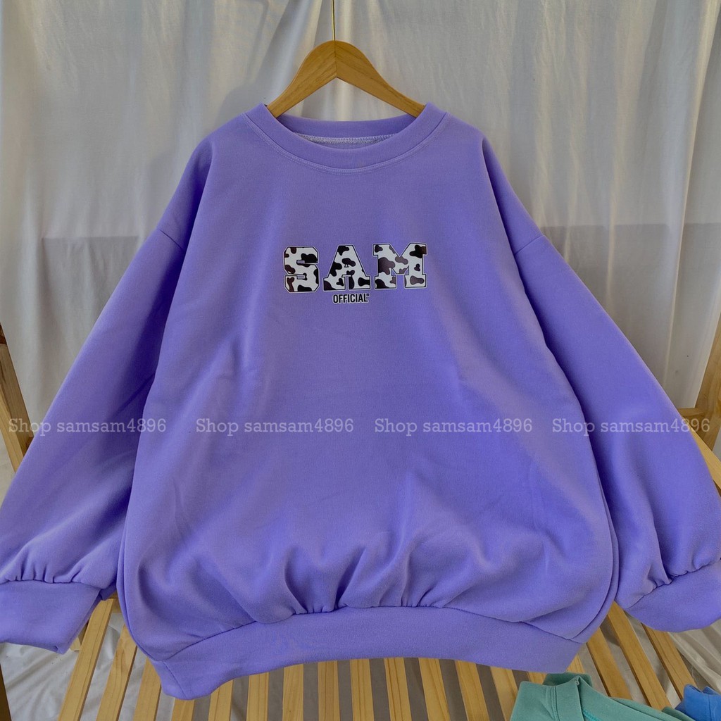 [RẺ VÔ ĐỊCH] Áo Sweater nỉ Sam Ofiicial Ulzzang samsam4896, Áo Nỉ Form Thụng Tay Phồng | BigBuy360 - bigbuy360.vn
