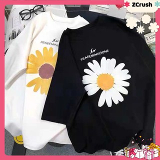 Áo unisex hoa cúc 🍀FREESHIP🍀 Phông Peaceminusone G-Dragon siêu hot
