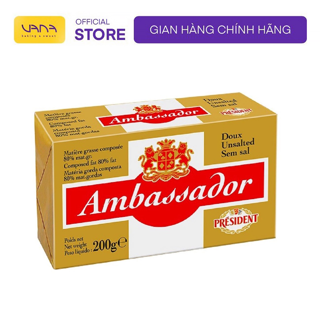 [CHỈ SHIP NỘI THÀNH HÀ NỘI] BƠ LẠT AMBASSADOR 200G
