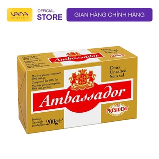 [CHỈ SHIP NỘI THÀNH HÀ NỘI] BƠ LẠT (BƠ NHẠT) THỰC VẬT AMBASSADOR 200G