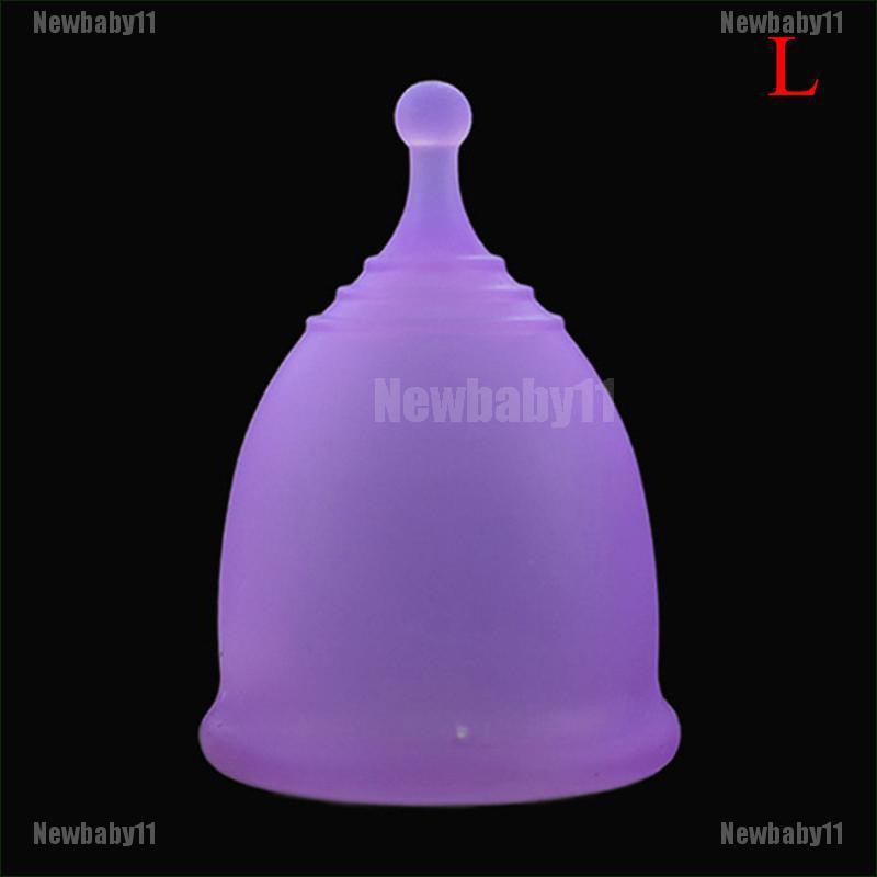 [COD Newb] Cốc Nguyệt San Bằng Silicon Mềm Cấp Y Tế Hình Mặt Trăng Cho Nữ period Vệ Sinh