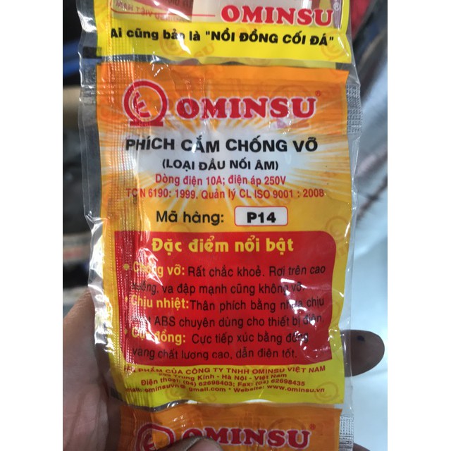 Phích cắm âm OMINSU sét 5 vs 10