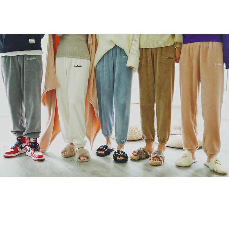 Quần Nỉ Nhung Nữ Lông Cừu, Quần nỉ Bông Giữ Nhiệt Bo Gấu Hàng Quảng Châu Siêu Mịn, Siêu Ấm | BigBuy360 - bigbuy360.vn