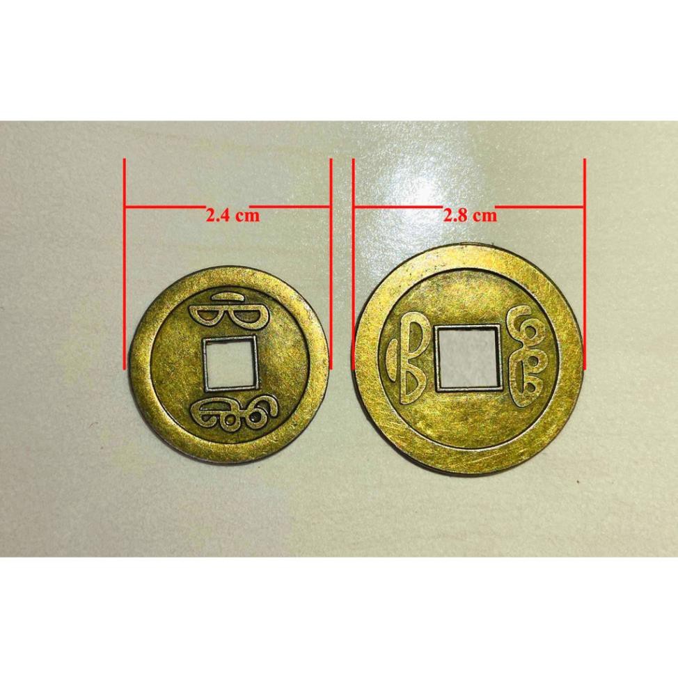 [SIÊU SALE] Đồng xu ngũ đế, đồng xu phong thuỷ bỏ bóp ví - Vật phẩm chiêu tài may mắn