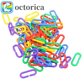 Set 100 Móc Xích Nhựa C-Links C-Links Cho Chim Vẹt
