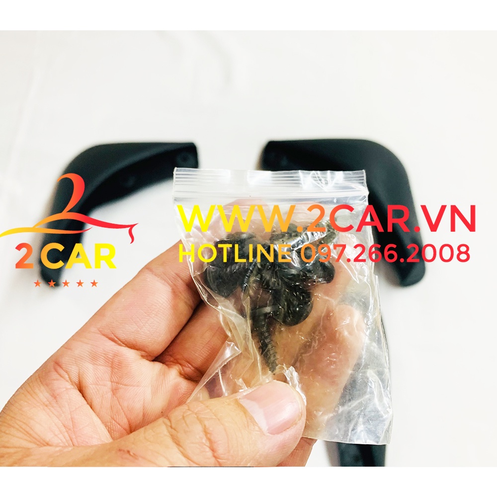 Chắn Bùn Nhựa Dẻo Xe Kia Morning 2003-2022, bộ 4 miếng kèm ốc vít