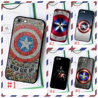 Ốp Điện Thoại Bằng Nhựa Mềm Viền Đen Hình Captain America logo Cho Huawei Honor 10 youth 7 7i 7S 8A 8S 8X Max 8 9i