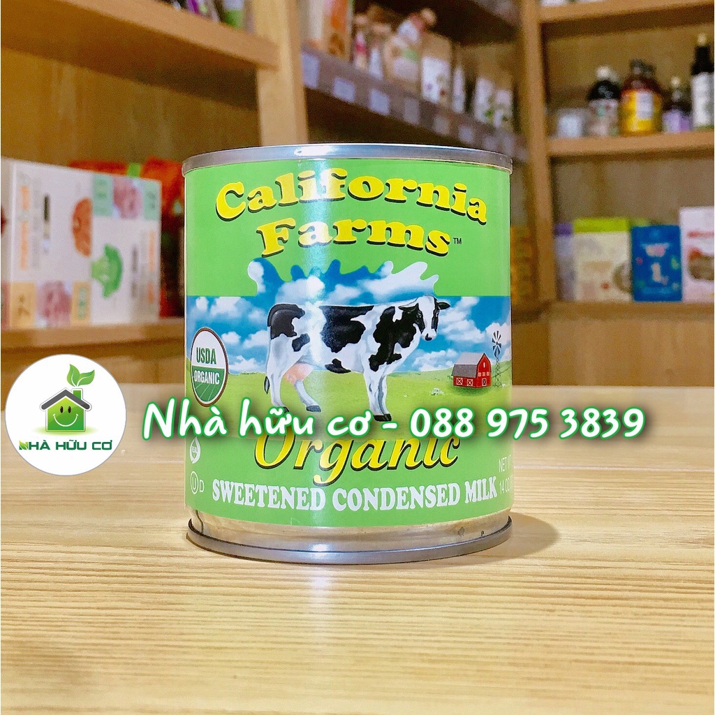Sữa đặc Hữu Cơ California Farms 397g - Date: 1/2024 - Nhà Hữu Cơ