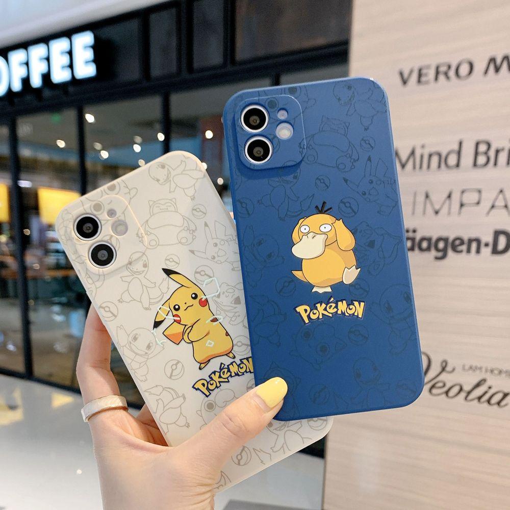 Ốp Điện Thoại Silicon In Hình Pokemon Cho IPhone 13 Pro Max 13