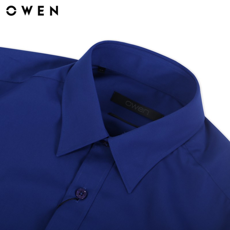 Áo sơ mi dài tay nam Owen dáng Regularfit màu xanh - AR80924D | BigBuy360 - bigbuy360.vn