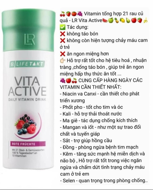Vitamin vita active Đức cho bé và người lớn | BigBuy360 - bigbuy360.vn