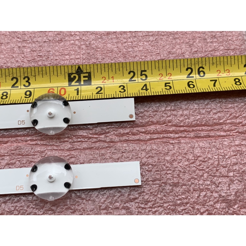 THANH LED TIVI LG 32LH570 32LH512D BỘ 2 THANH MỖI THANH 5 BÓNG 3V DÀI 63,2cm SVC320AP1_REV04_5LED_170113