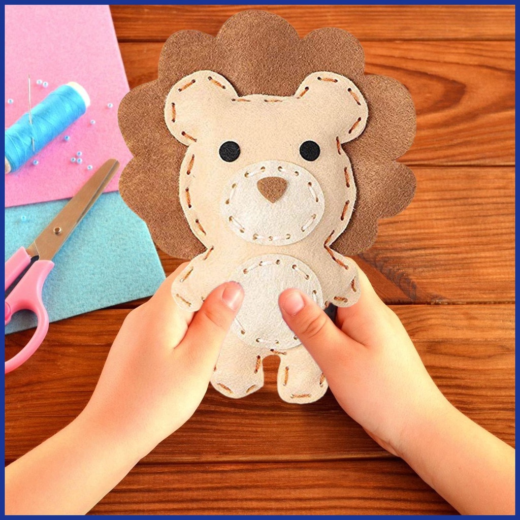 Bộ Dụng Cụ May Vá Thủ Công Hình Động Vật Cho Bé Trai Và Bé Gái