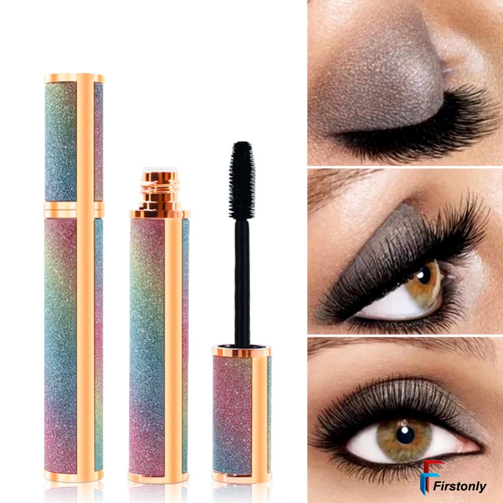 Mascara chống nước chống mồ hôi không dễ lem giúp làm dày và uốn cong lông mi
