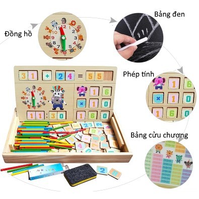 [GIÁ RẺ NHẤT] Bộ dụng cụ học toán 5 in 1