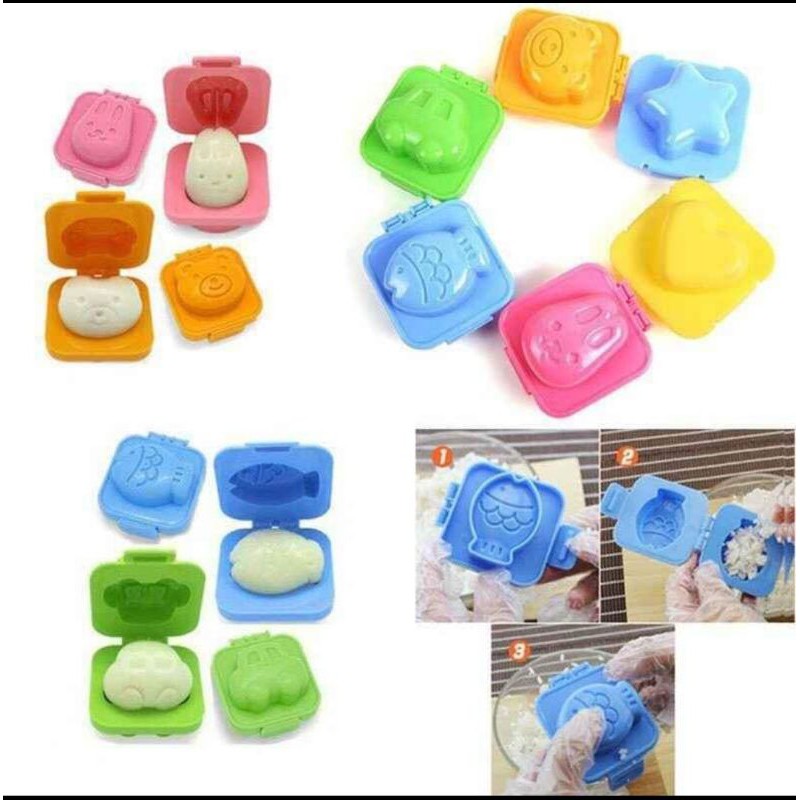Khuôn cơm, làm bánh, đậu hũ non các hình ngộ nghĩnh cho bé yêu - vipkid