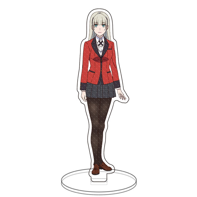 Móc Khóa Mô Hình Anime Kakegurui Đứng Hai Mặt Bằng Acrylic 15Cm Làm Quà Tặng Sưu Tầm