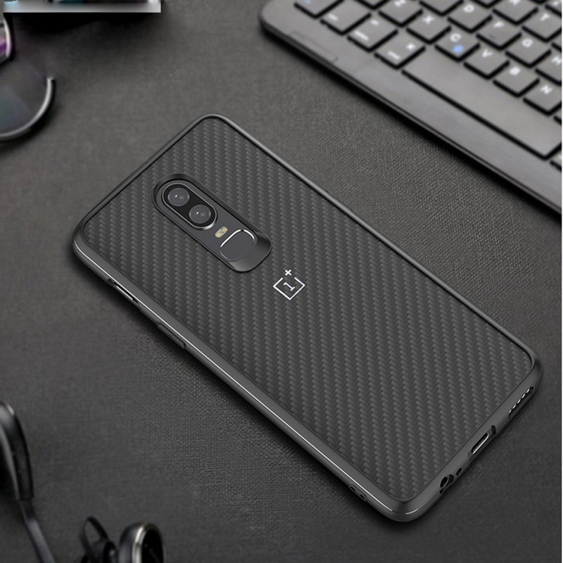 Ốp điện thoại TPU PC lai viền sợi cacbon cho OnePlus7 OnePlus 7 PRO 6 6T 5 5T