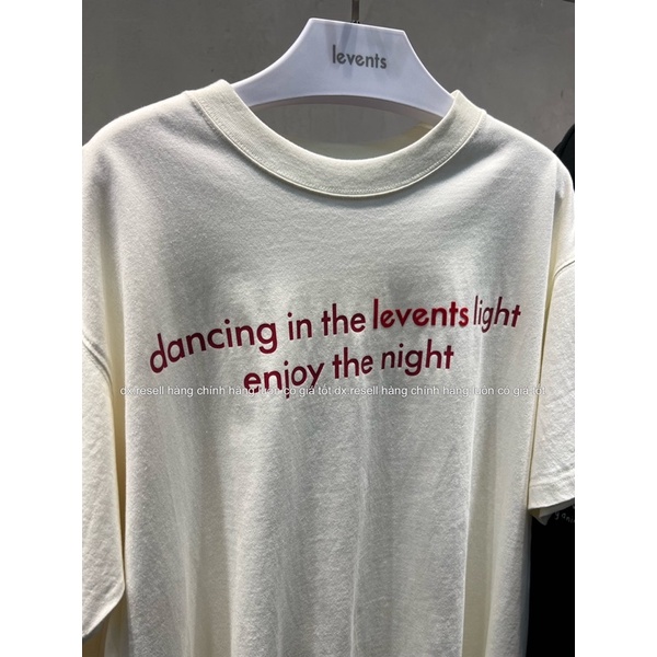 Áo Thun LEVENTS JOYFUL TEE  Tặng Kèm Túi Khi Mua Từ 2SP Levents)