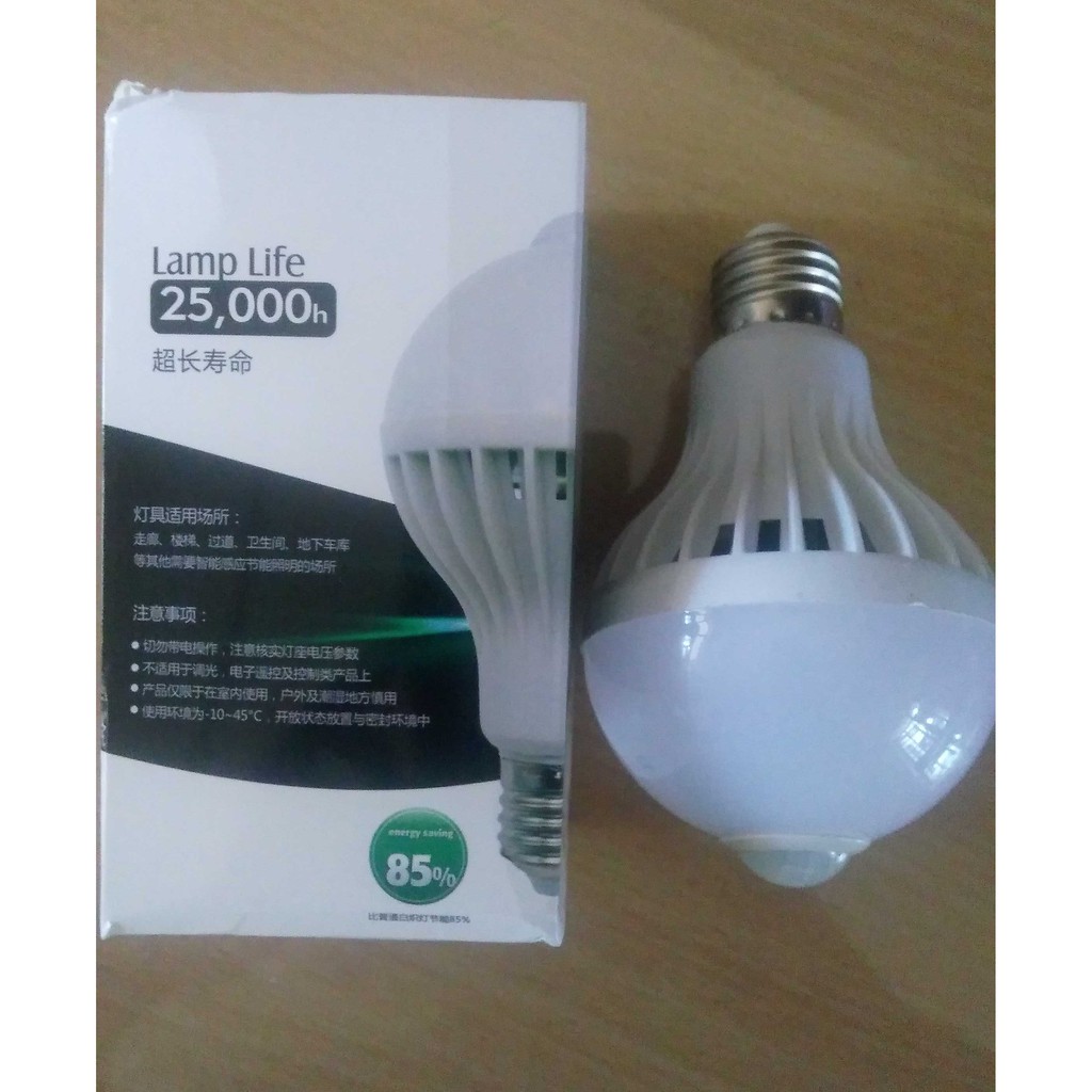 Bóng Led 9W, Cảm Ứng Chuyển Động, Siêu Sáng, Tiết Kiệm Điện