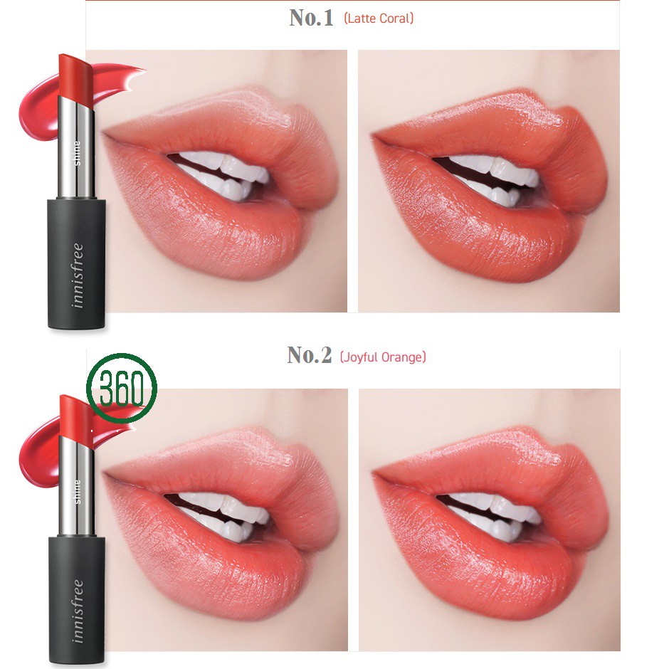 [Sale lỗ] Son Thỏi Dưỡng Ẩm Bắt Sáng Innisfree Real Fit Shine Lipstick 3.3g