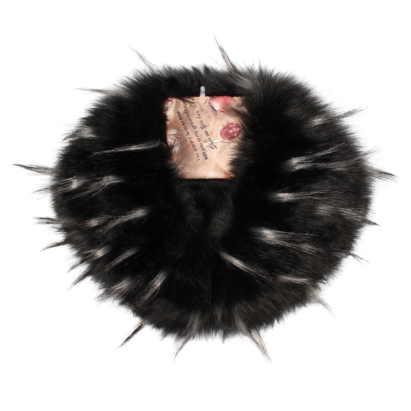 Khăn Choàng Cổ Bằng Lông Giả Giữ Ấm Thời Trang Mùa Đông Cho Nữ