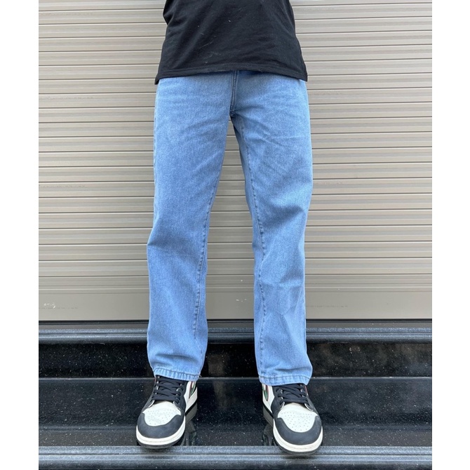 Quần jean Baggy ống đứng nam,nữ Hottrend vải SIÊU MỀM MỊN CỰC HOT 🔥 | BigBuy360 - bigbuy360.vn