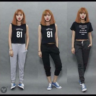 Quần jogger len tăm