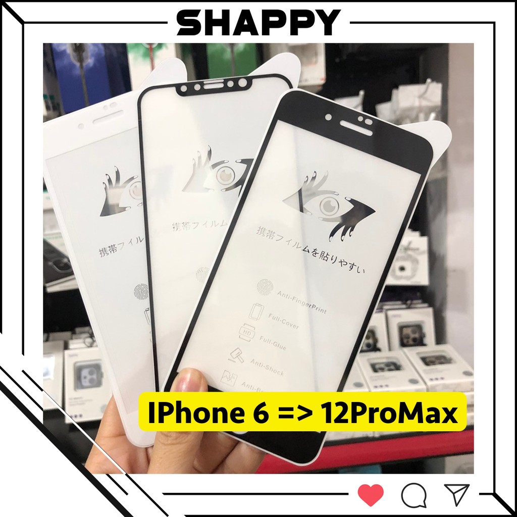 Dán Dẻo Màn Hình IPhone Nano PPF Bóng Full Màn Đủ Các Dòng [Shappy Shop]