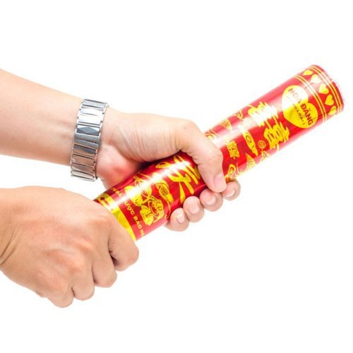 Pháo giấy kim tuyến dài 60CM   dùng cho dịp tết , khai trương , lễ hội , cưới hỏi .