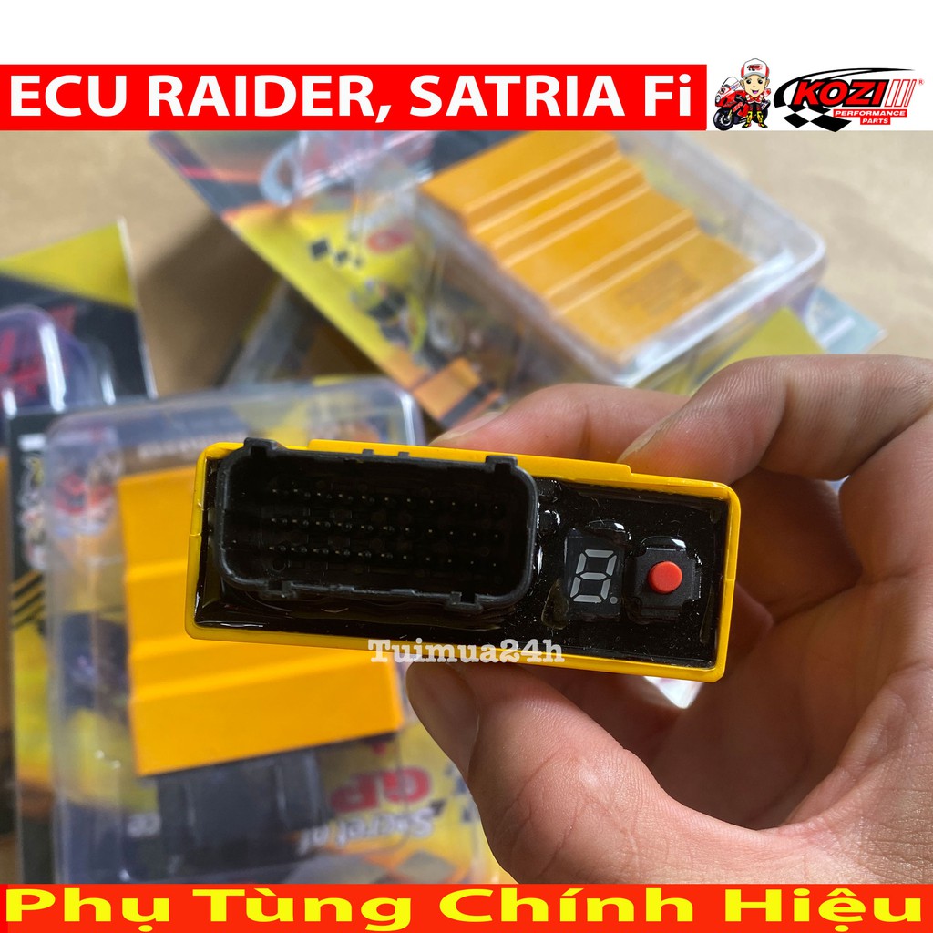 ECU mở tua Raider Fi và Satria Fi 150 Kozi 8 Map Tăng Chỉnh