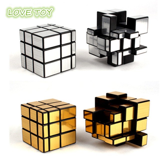 In Stock 3x3x3 Mirror Bump Magic Cube Smooth Twisty Puzzle Brain Trainer Educational Toys