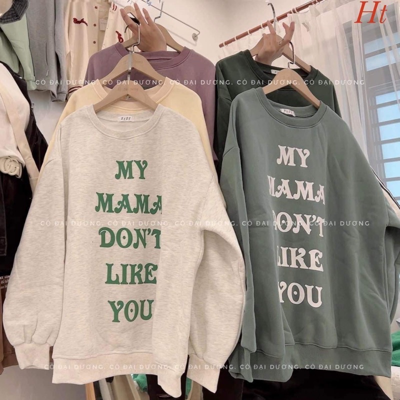 Áo SWT nỉ cotton MY MAMA HT12