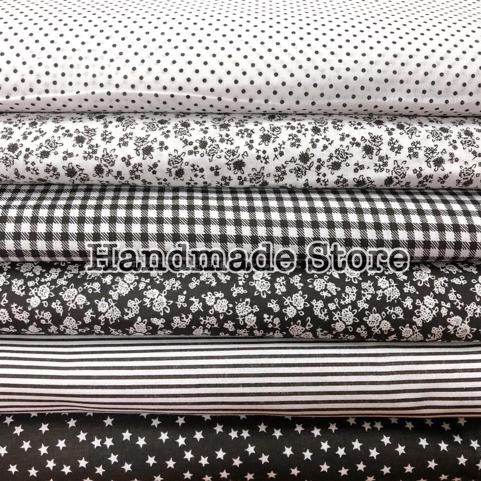 Vải thô basic tone đen