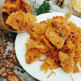 Freeship 500gr CƠM CHÁY LẮC KHÔ GÀ