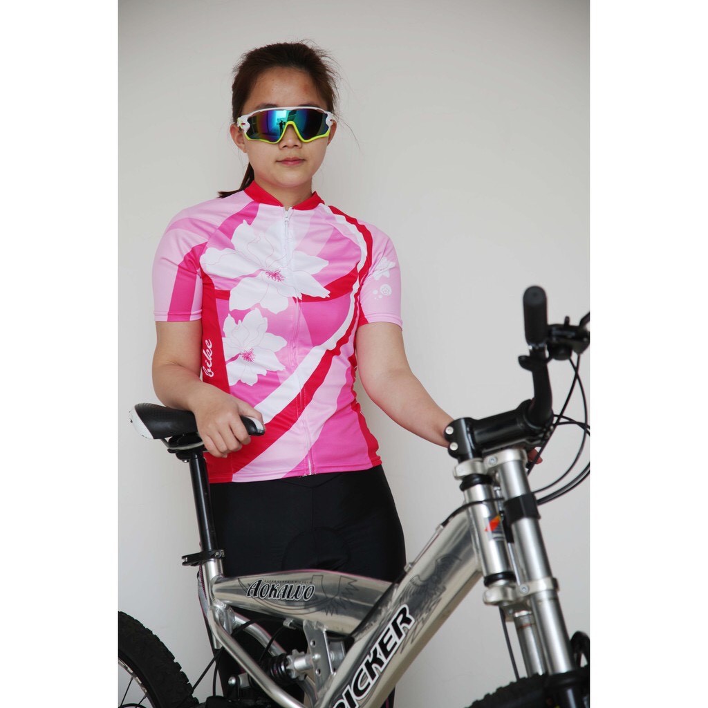 Bộ quần áo đạp xe ngắn tay cho nữ Kingbike