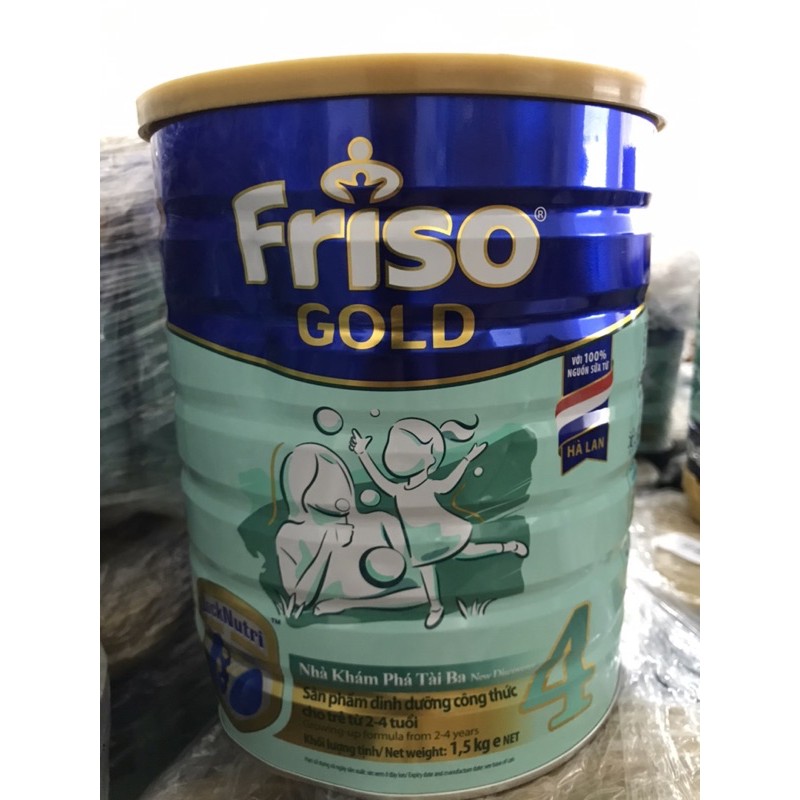 Sữa Bột Frisolac Gold 4 Cho Trẻ Từ 2-4 Tuổi 1500g