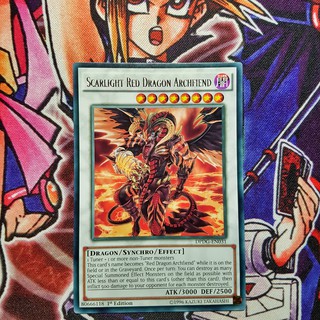 Thẻ bài Yugioh chính hãng | Scarlight Red Dragon Archfiend | DPDG Rare.