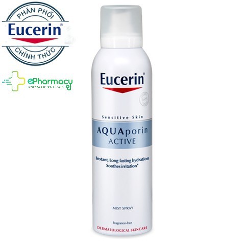 Xịt khoáng Eucerin 150ml dưỡng ẩm cho da - Eucerin Aqua Porin Active Mist Spray 150ml | BigBuy360 - bigbuy360.vn