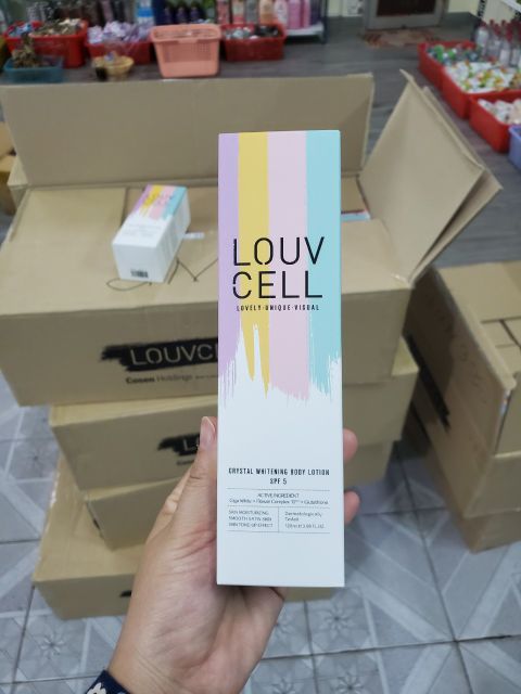 [Mã COS0505 giảm 8% đơn 300K] Sữa dưỡng trắng da body Louv Cell Hàn Quốc (Tuýp 120ml)