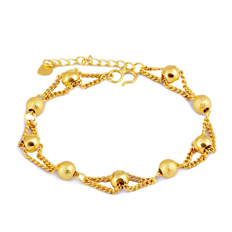 Trang sức hàn quốc - Vòng đeo tay mạ vàng 24K thời trang cho nữ