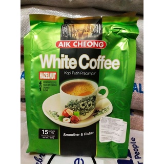 [Hỏa Tốc 2h -TPHCM]Cà phê trắng White Coffee Hazelnut 4 in 1 Cafe Malaysia Aik Cheong