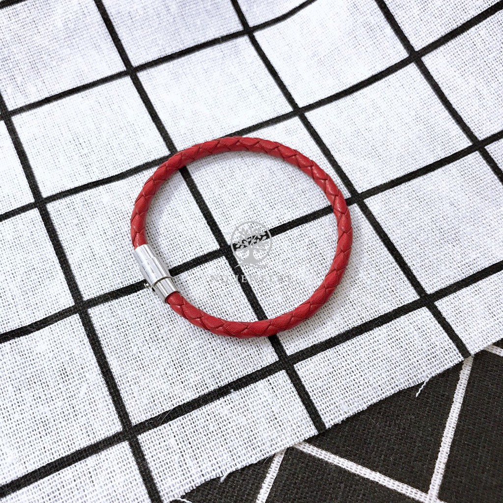 Vòng tay dây da cao cấp - Vòng tay nam nữ NQ Jewelry
