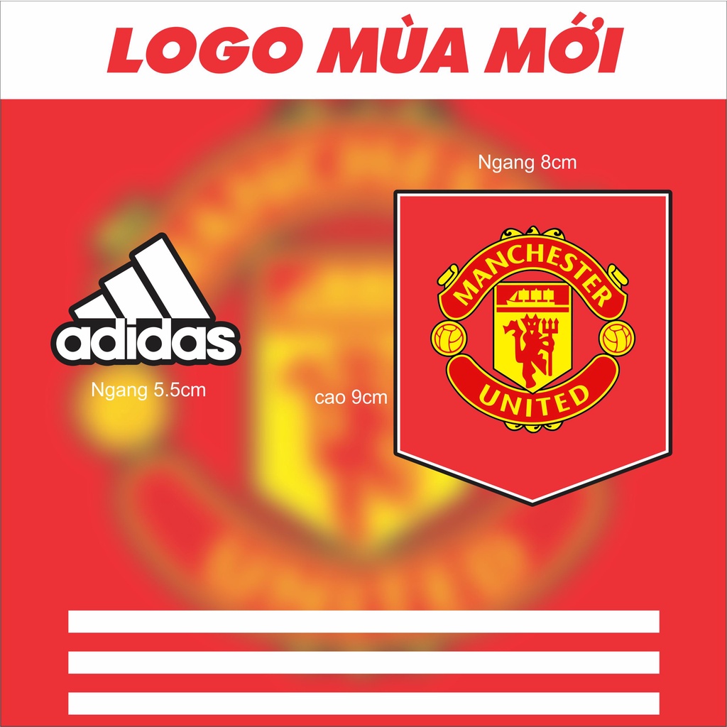 Mùa mới 2022 - logo Manchester United kích thước chuẩn dễ in ấn cực kỳ.