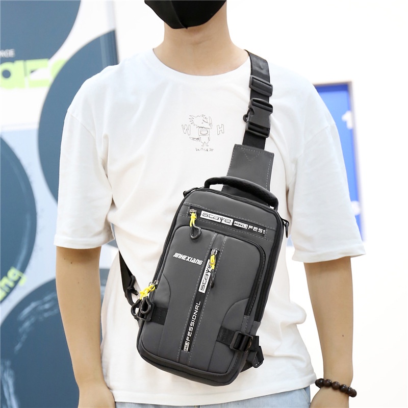 Túi đeo vai/ đeo chéo IELGY sức chứa lớn thời trang dành cho nam