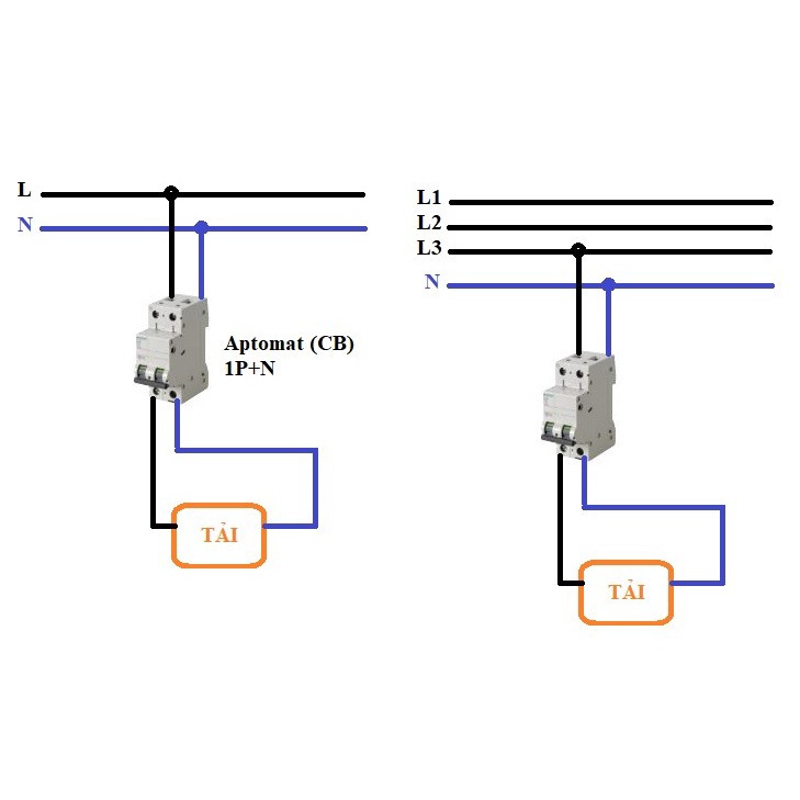 Aptomat MCB JY-63 2P-25A