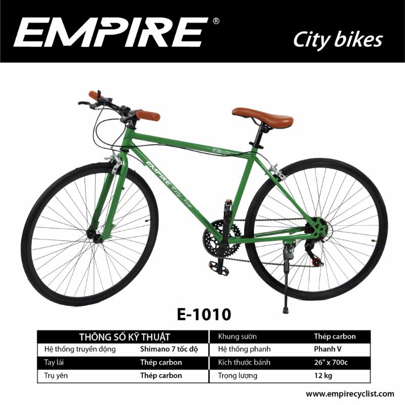 Xe đạp đường phố Empire city new E 1010 thumbnail