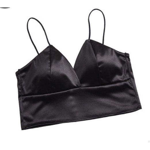 Áo Bra 2 Dây SEXY Chất Phi Lụa 8 Nấc Cài Mềm Mịn Mát Có Đệm Mút Mỏng BRA03